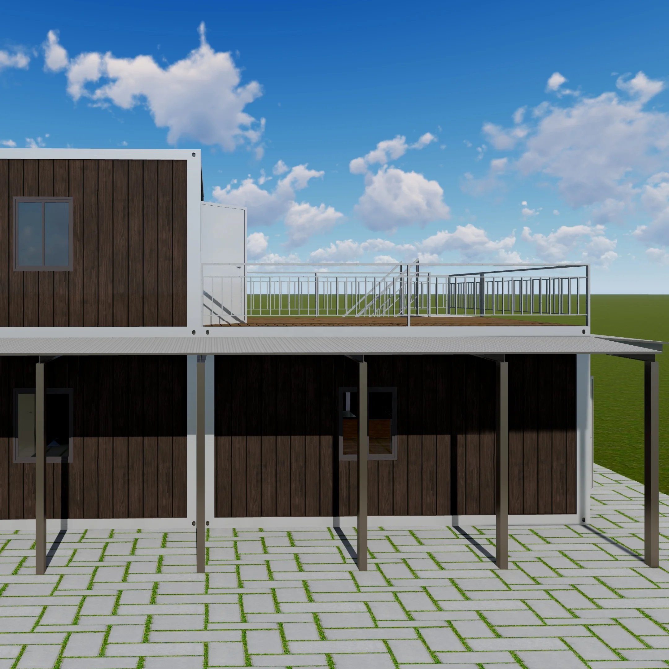 Leisure prefabricated homes modern house design beach hotel Rentals Airbnb Qatar dedicated 20FT 40FT container housing FOR SALE