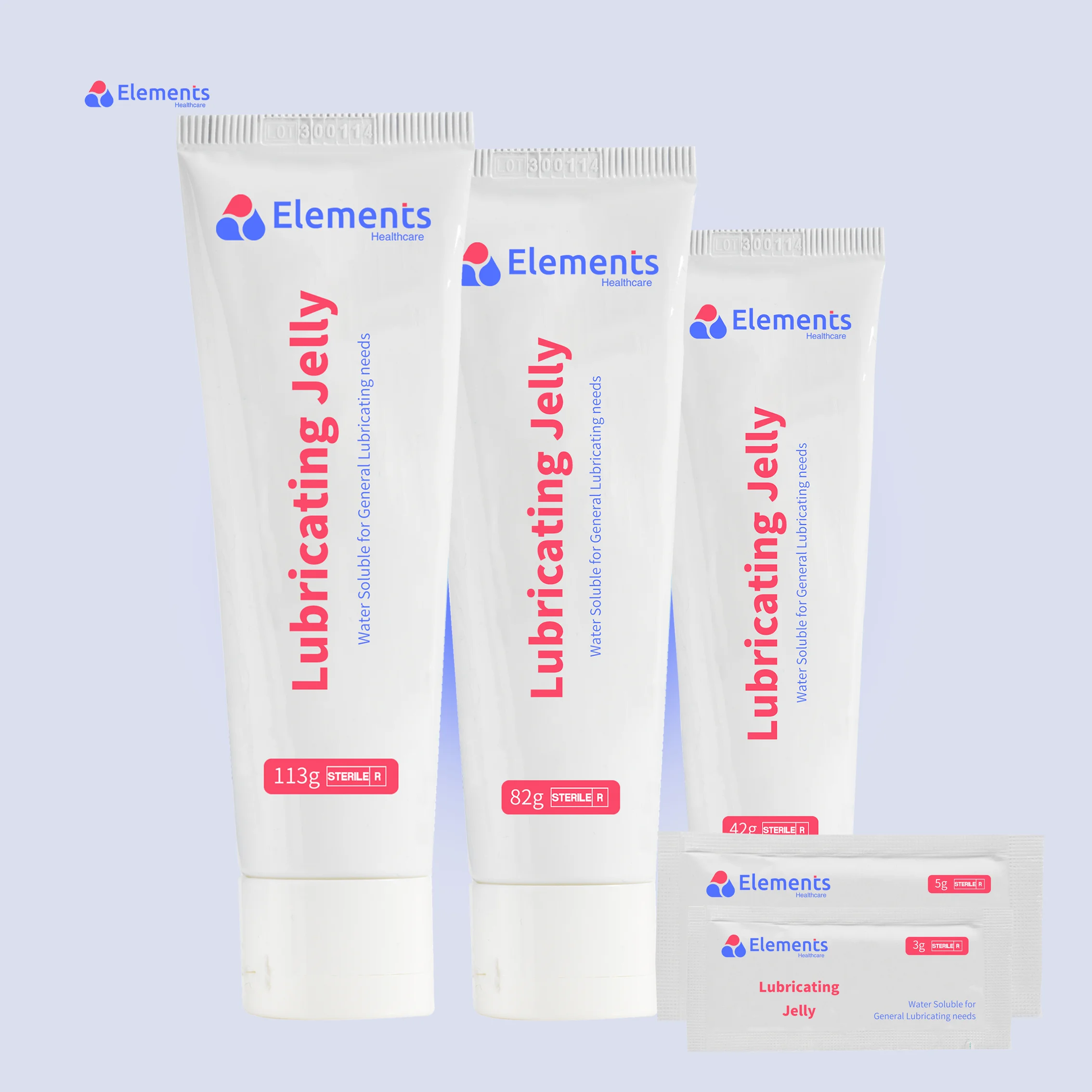 OEM/ODM CE/ISO Approval Medical Sterile Lubricating Jelly Tube Disposable Water Based Lubrican 20/42/57/82/113G