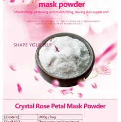 OEM/ODM Jelly Soft Mask Powder Rubber Wholesale Own Brand Natural Organic Brightening Rose Mask
