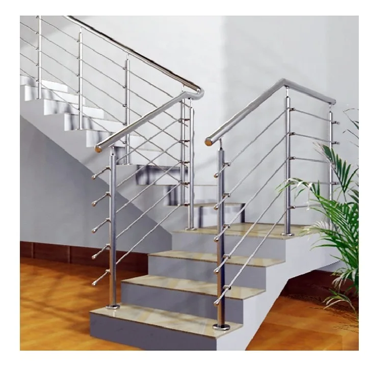 TAKA Stainless Steel Stair Cross Bar Tube Railing Post Balustrade handrail Staircase stainless steel pipe railing system