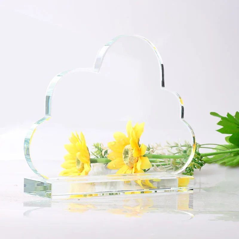 Оптовая продажа высококачественный хрустальный куб для лазерной 3d гравировки