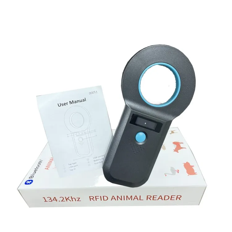 Pet Use 2.12*12 mm glass tube Microchip Scanner  LF 134.2 khz RFID Reader