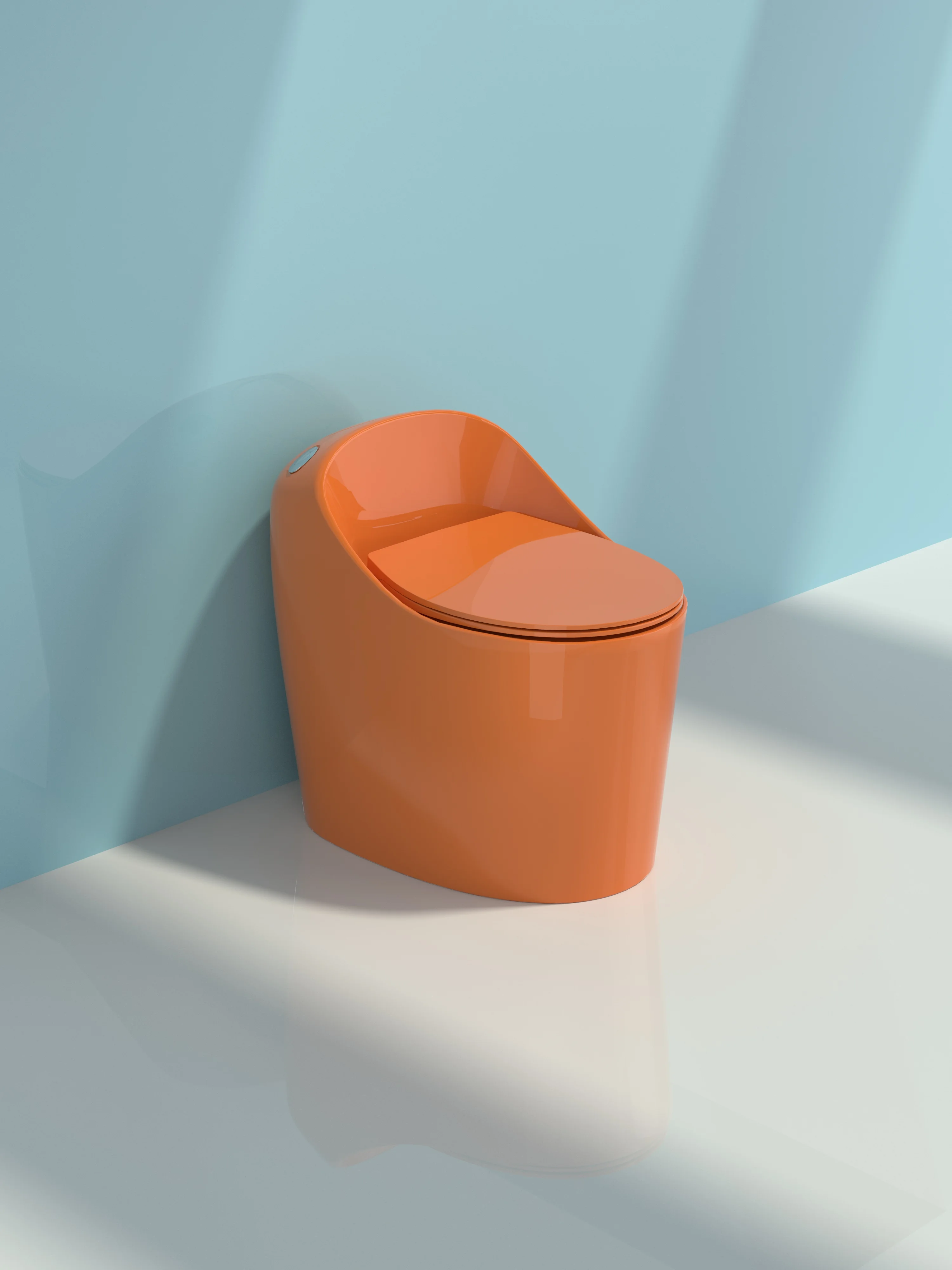 BP High quality modern Hotel sanitary ware porcelain bathroom ceramic round egg shaped one piece matt black color toilet bowl