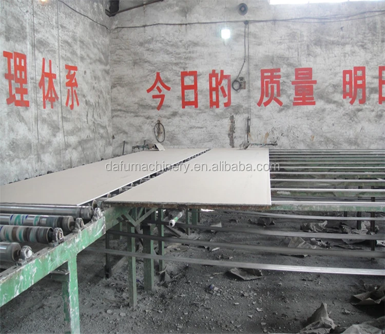 Stable and safe Large capacity high quality gypsum board manufacturing machine,plaster board plant machinery