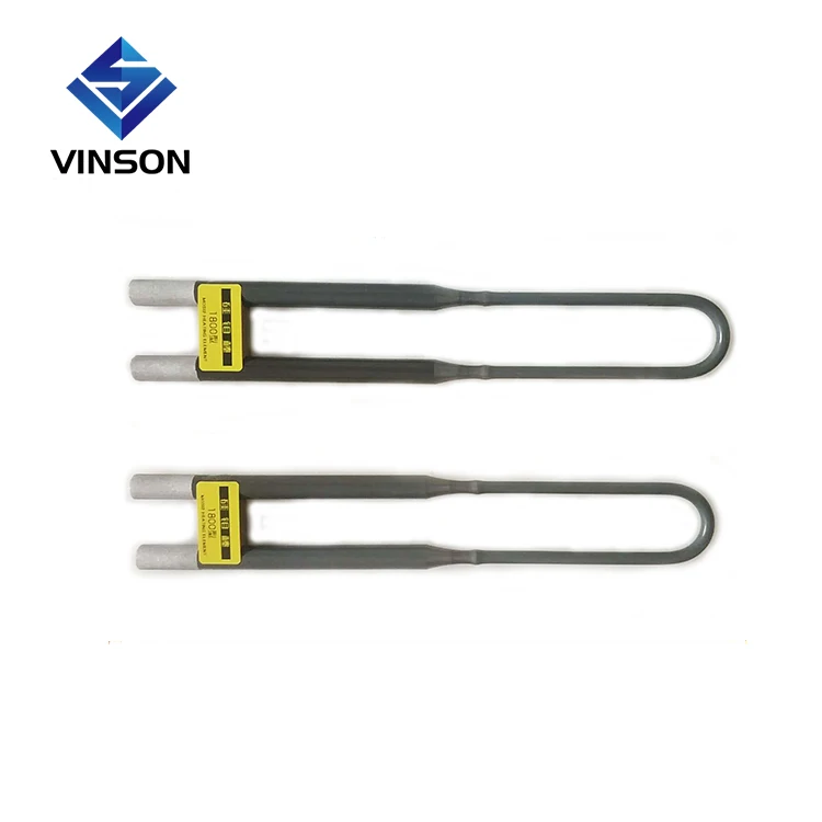 High temperature 1700C 1800C Molybdenum Disilicide electric heater mosi2 furnace heating element