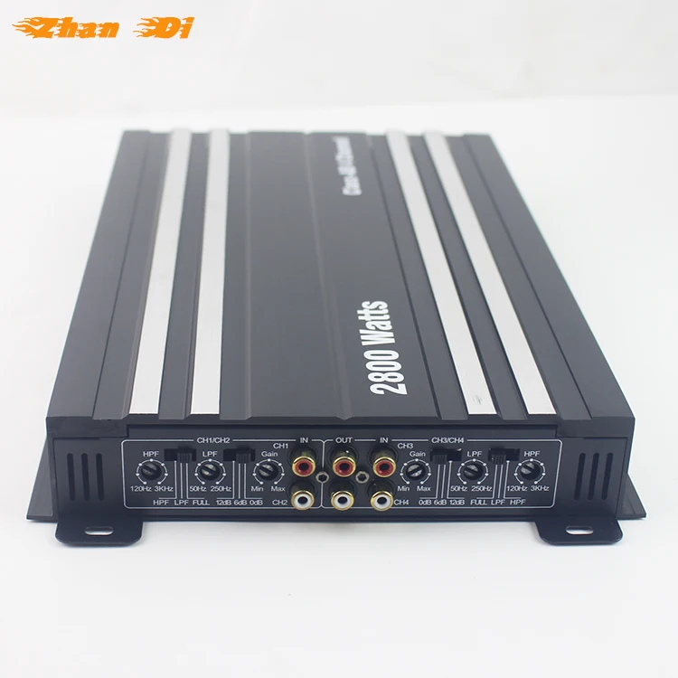 Cheap Factory Price RMS 70W 12v professional 4CH power car audio amplifiers 4 channel