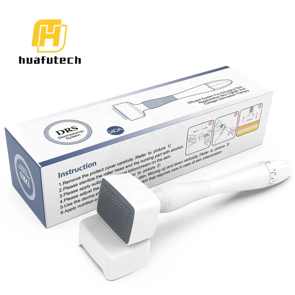 140 DRS High Quality Isolated Scarring dermastamp 140 needles adjustable derma stamp for hair