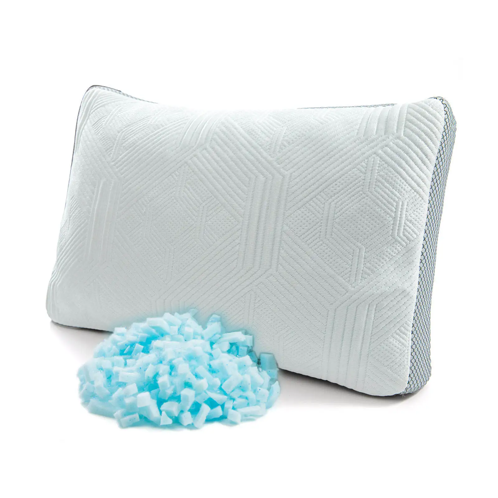 Wholesale Cooling Bamboo Soft Bed Pillow Washable Breathable Bed Sleeping Shredded Memory Foam Pillow