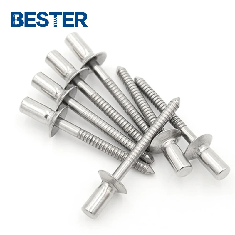 SS304 316 stainless steel Closed End Waterproof boat sealed flat Countersunk Head Blind Pop Rivet