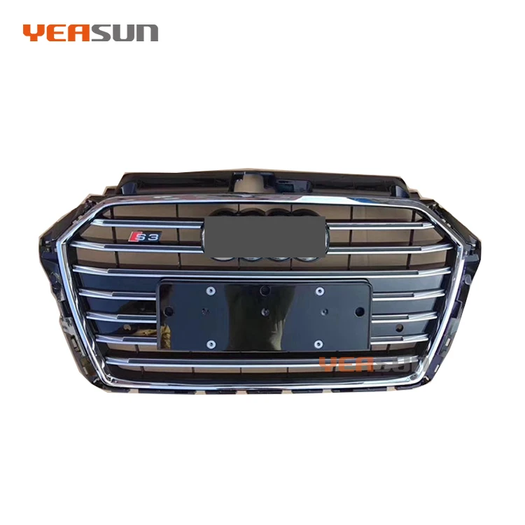 S3 Стиль гриль Бампер решетка для Audi A3 обвес комплект 2017 2018 2019