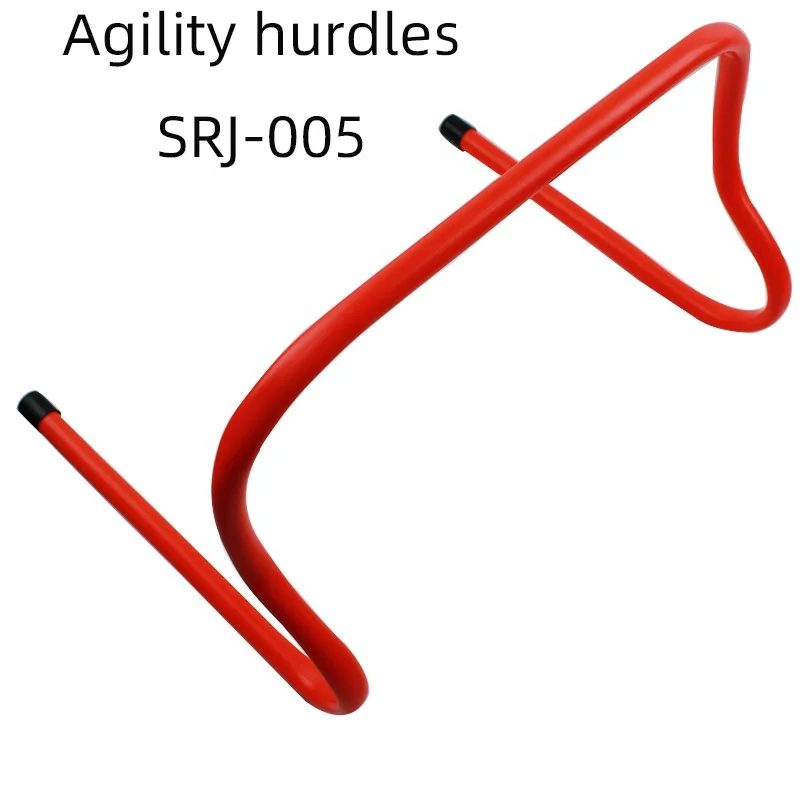Hot Adjustable Folding Agility Pole Speed Hurdles with Adjustable Height Extenders Mini Hurdle Remover Able for Jumping Running