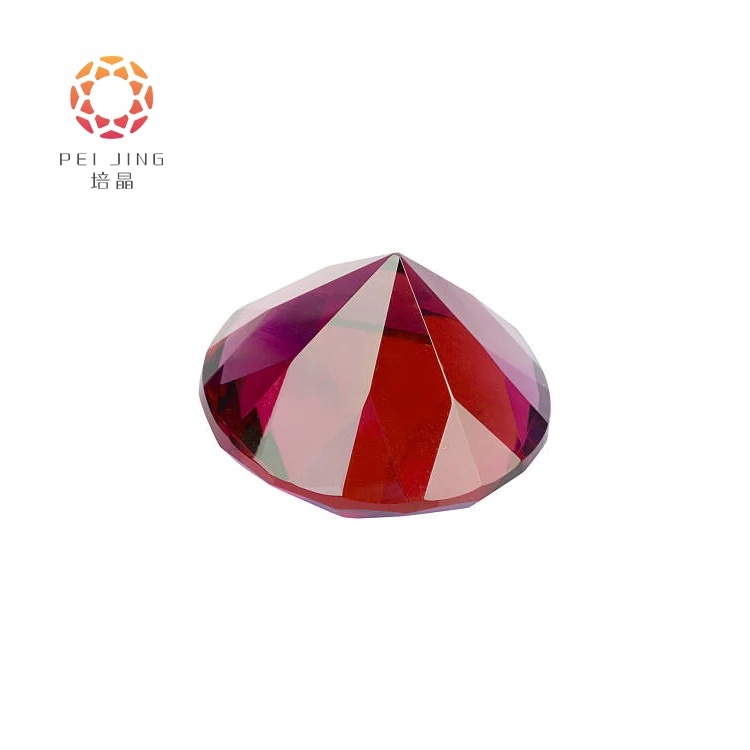 Genuine Ruby Gemstone Ruby Round Stone Gemstone Synthetic Ruby Stone Price Per Carat