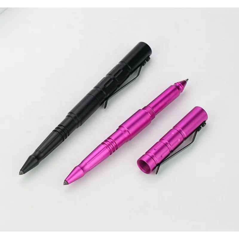 High quality custom logo tactical pen self defense tool luxury gift for pen and woman
