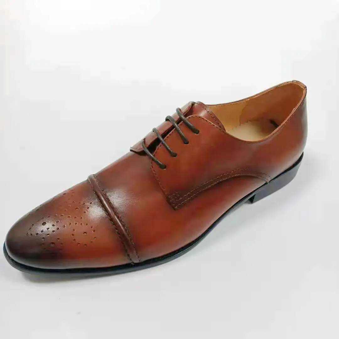 
LUXURY RED COLOR FORMAL MEN LEATHER DRESS SHOES BUSINESS SHOES HOT PRODUCTS LACE UP HIGH QUALITY ITALIAN DESIGN 