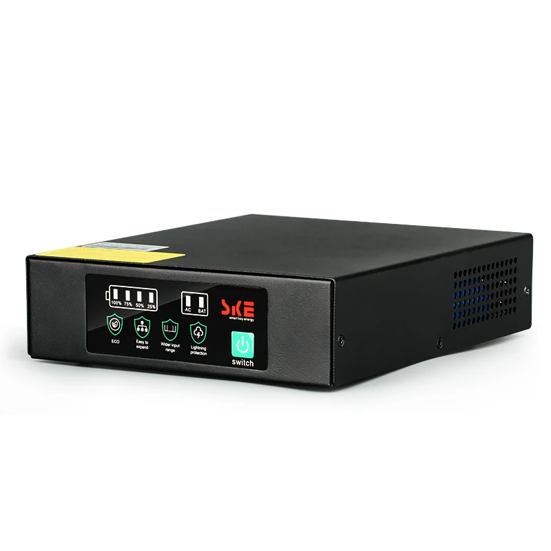 UPS Manufacturer Mini POE 60W UPS DC 9V 12V Gigabit POE 24V 48V 16000mAh LiFePO4 Battery
