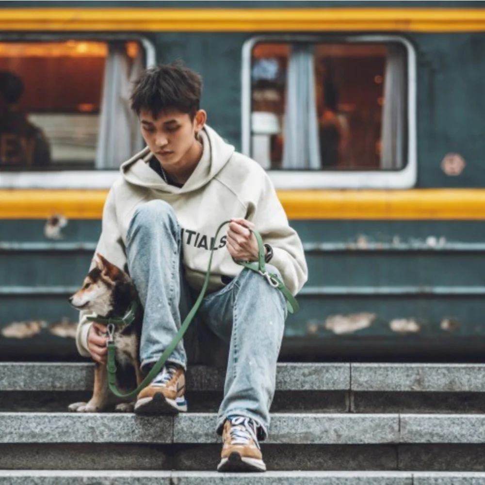 2023 Hot Selling Factory Wholesale Custom Logo Purple Pvc Soft Hunting Waterproof Small Pet Dog Collar And Leash Harness