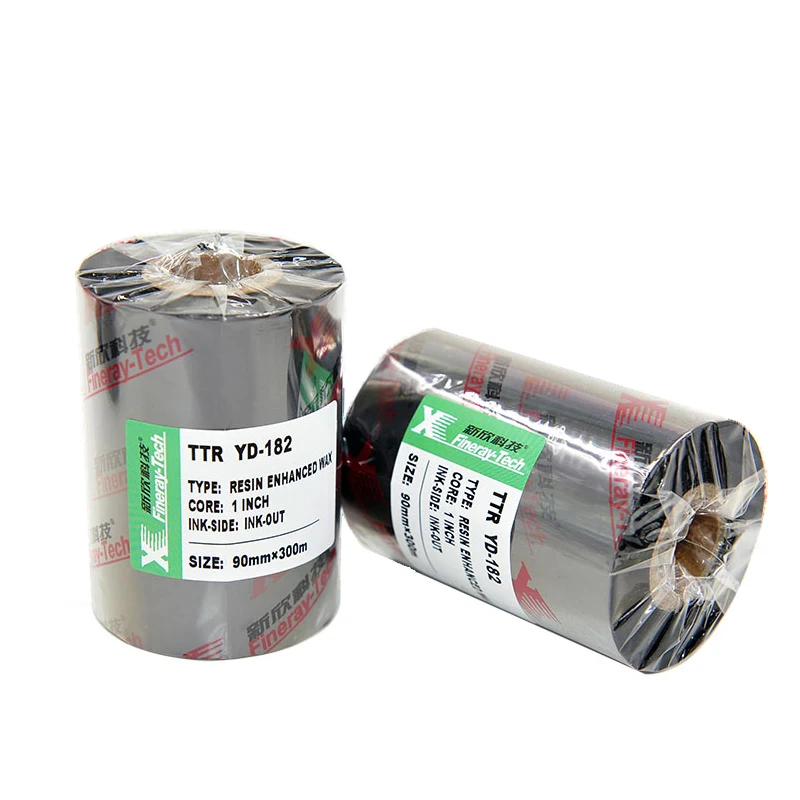 High-Quality Thermal Transfer 110mmx450m Thermal Ribbon Wax Customized Size Scratch Resistant Wax TTR Ribbon