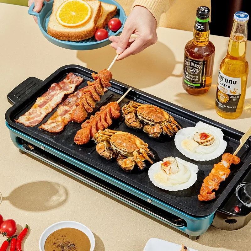 2 in 1Electric grill domestic electric grill smokeless grill