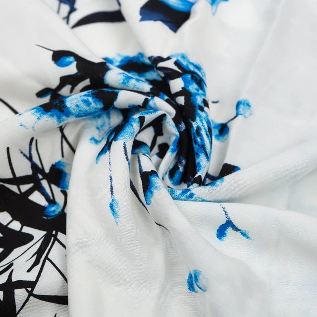 
Hot sale print viscose fabric for garment 