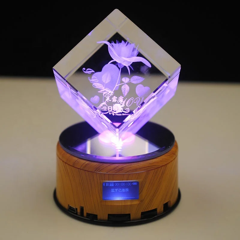  Распродажа светодиодный акриловый ночной Светильник DILU 3D с зарядкой от USB ночник деревянная основа для подарка на день