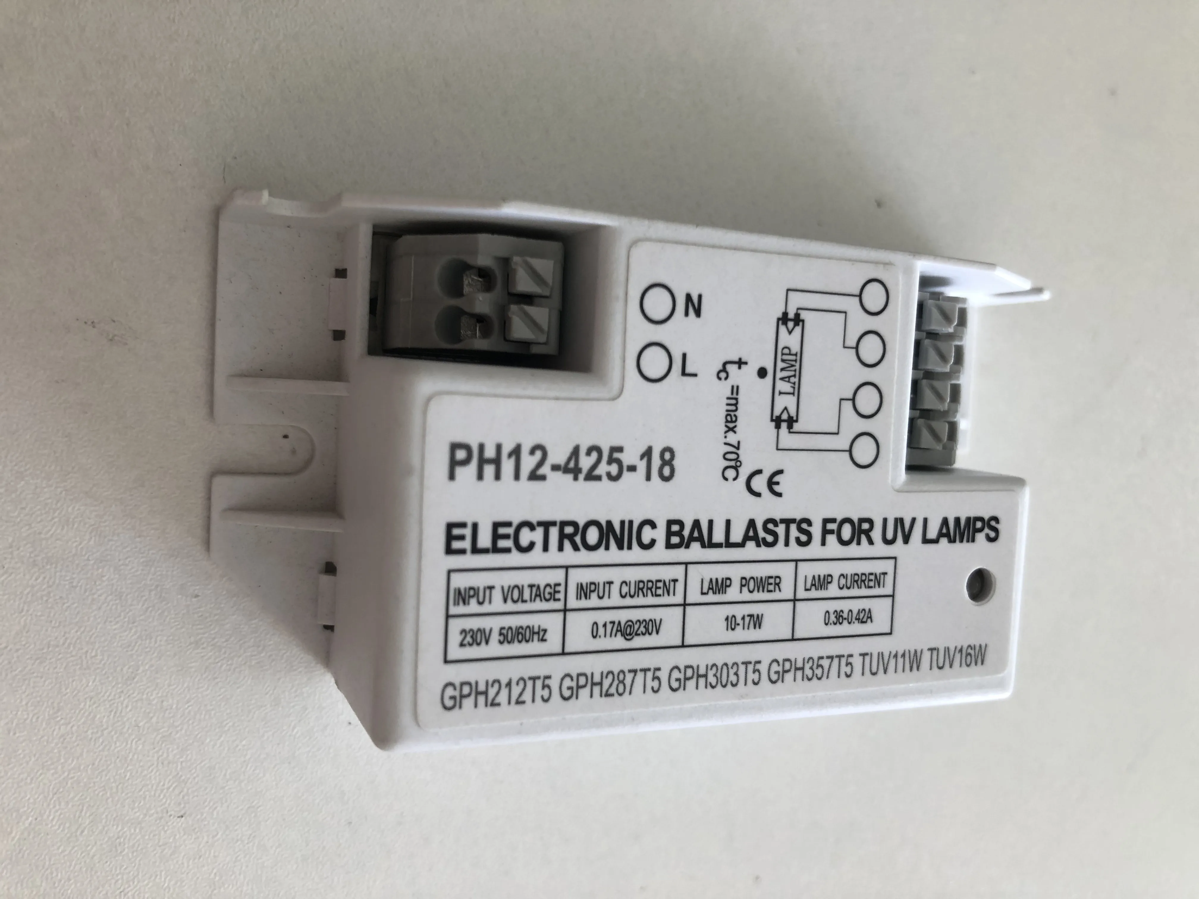 10w-18W floodlight ballast electronic rectifier PH12-425-18 AC 220V 230V 425mA