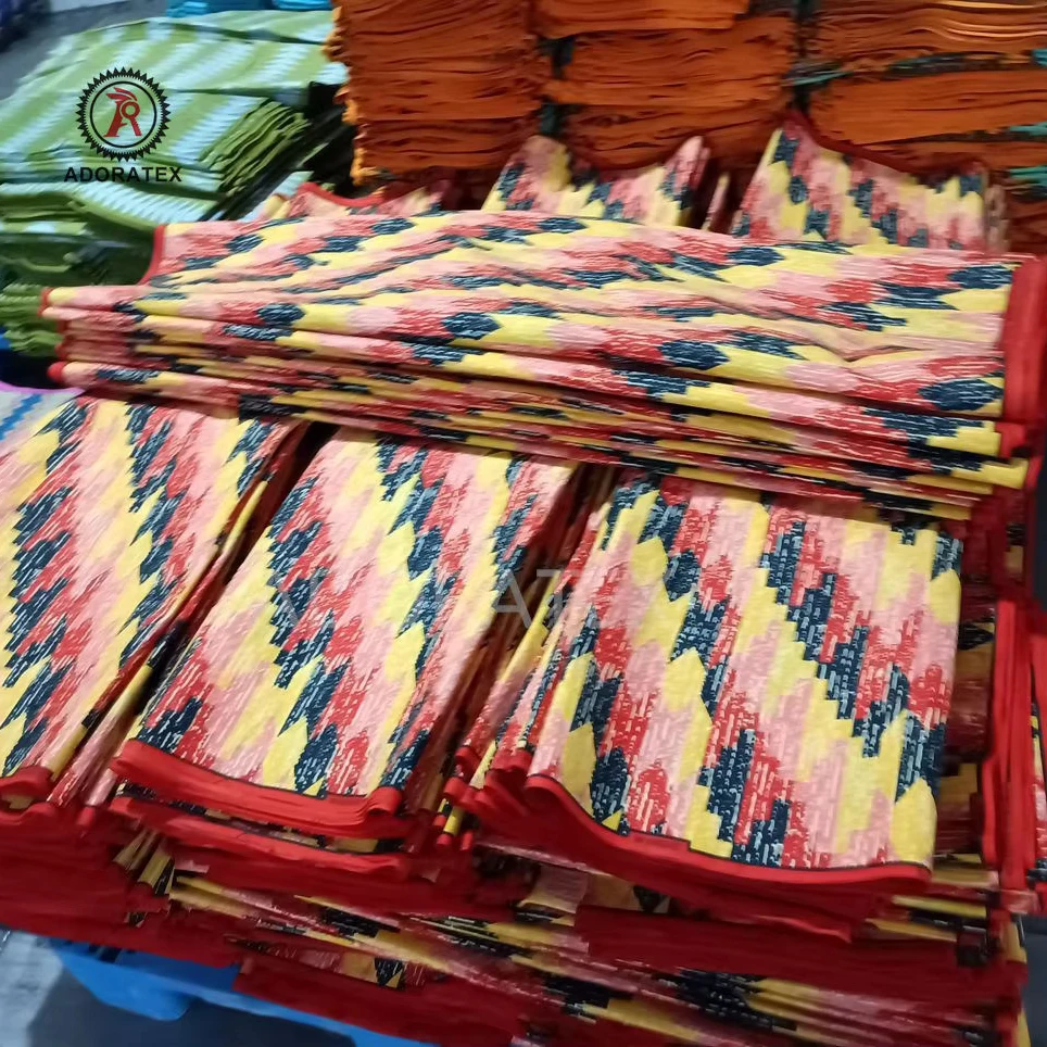 Wholesale african wax batik Kente gold wax 100% polyester ankara fabrics wax fabric for Africa markets