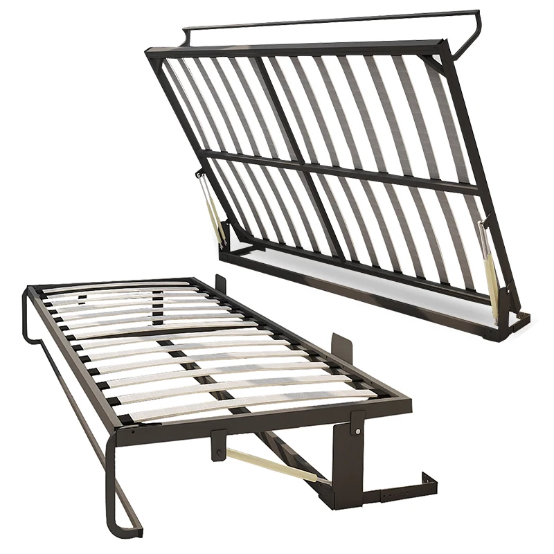 Wholesale DIY Manual Vertical Horizontal Murphy Bed Frame Easy Install Operation Pull-Out Floding Hidden Wall Bed Mechanism