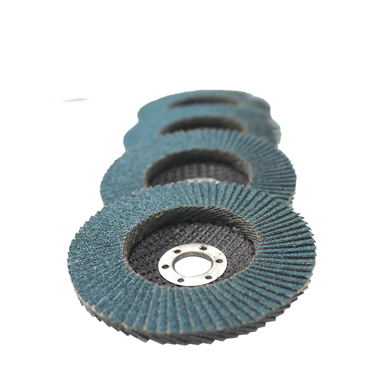 115mm 4.5inch flap disc for paint removal blue zirconia aluminum 100mm 115mm flap disc