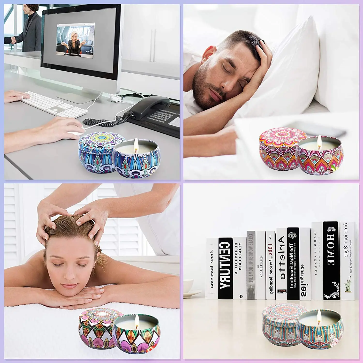 
Candle Making Kit Supplies Soy Candles 3.3LB Beginner Set with Non-Slip Rubber Pad,Heating Cup,Thermometer 