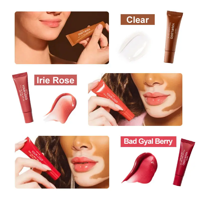 Long Lasting Aloe Stem Cells Nourishes Soft Lips Antioxidant Vitamin E Private Label Vegan SPF 30 Lip Balm