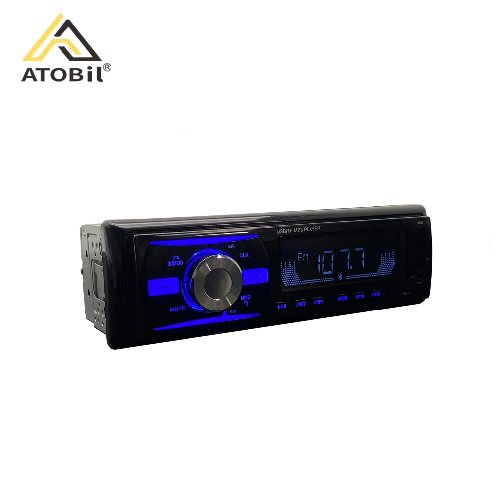 BT car radio stereo radio FM SD USB 12V 1din car MP3 multimedia player