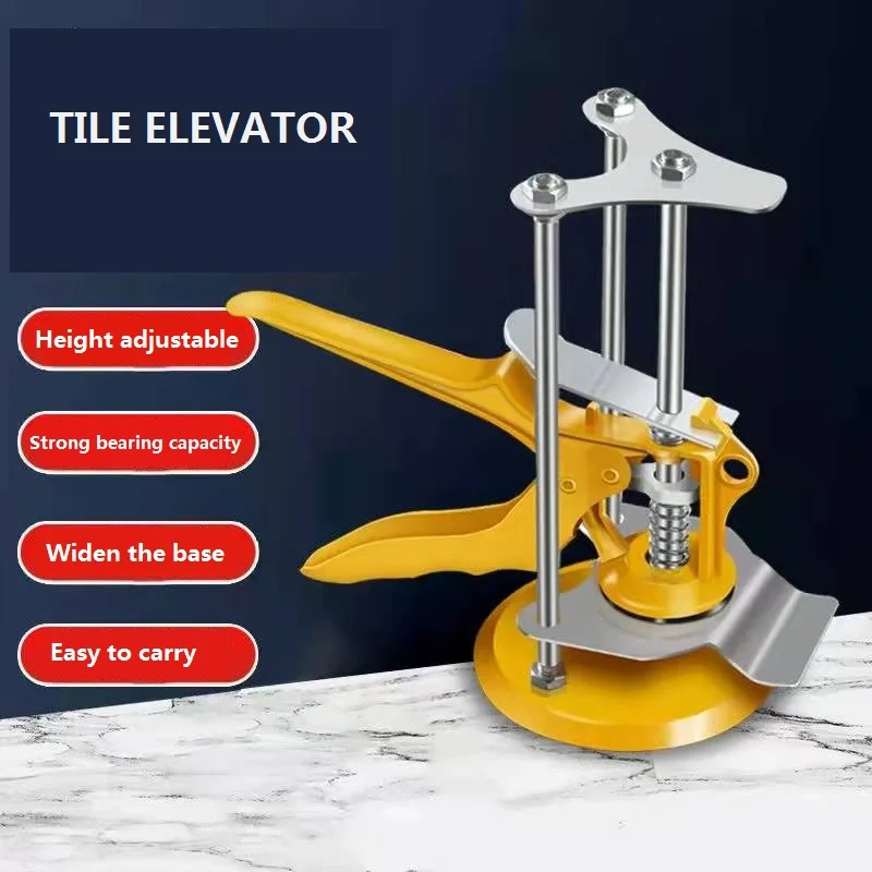 Tile Locator Height Regulator Wall Leveling System Adjustable Height Manual Tool