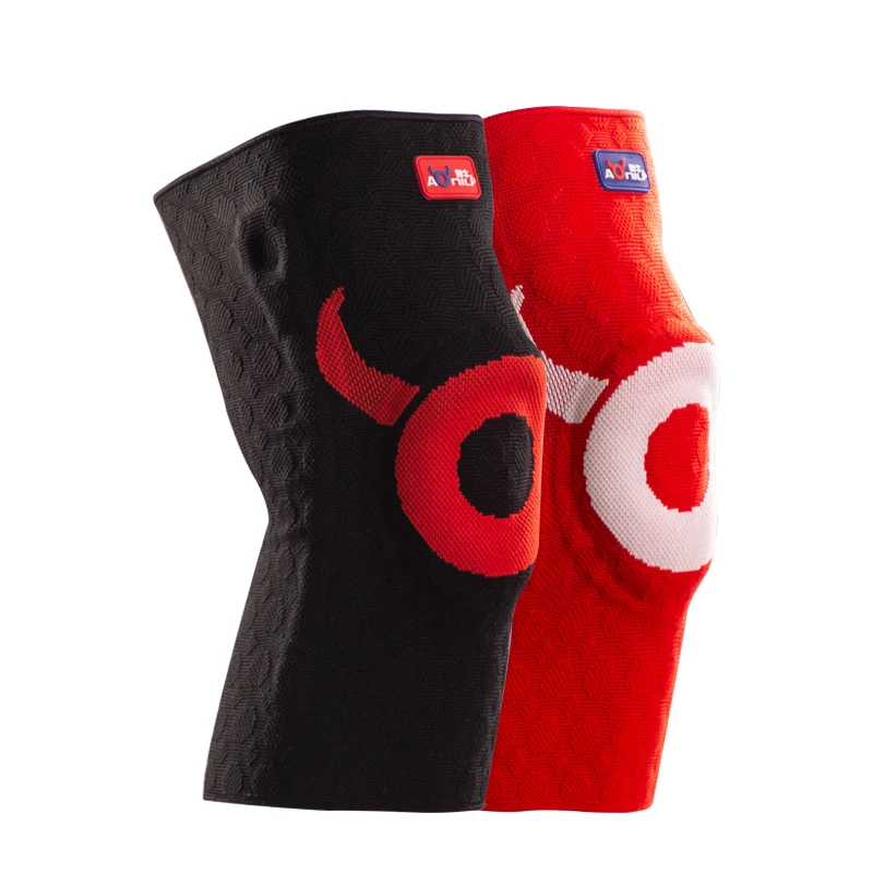 
Оптовая продажа, Нескользящие наколенники для суставов, мощный наколенник с пружинным усилением, поддержка колена, бандаж для суставов 