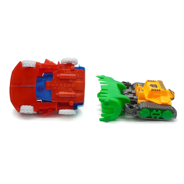 Transformed 2  Model Robot Car Changeable Assembly Deformation Deformed Transforming Toys for Kids Surprise Egg Capsule