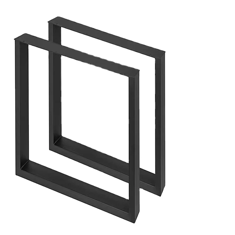 Modern Diy Square Metal Table Leg Country Style Dining Office Furniture Computer Desk Legs