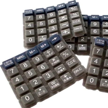 Customized Silicone Rubber Keypad For Tv Remote Control Silicone Button Key