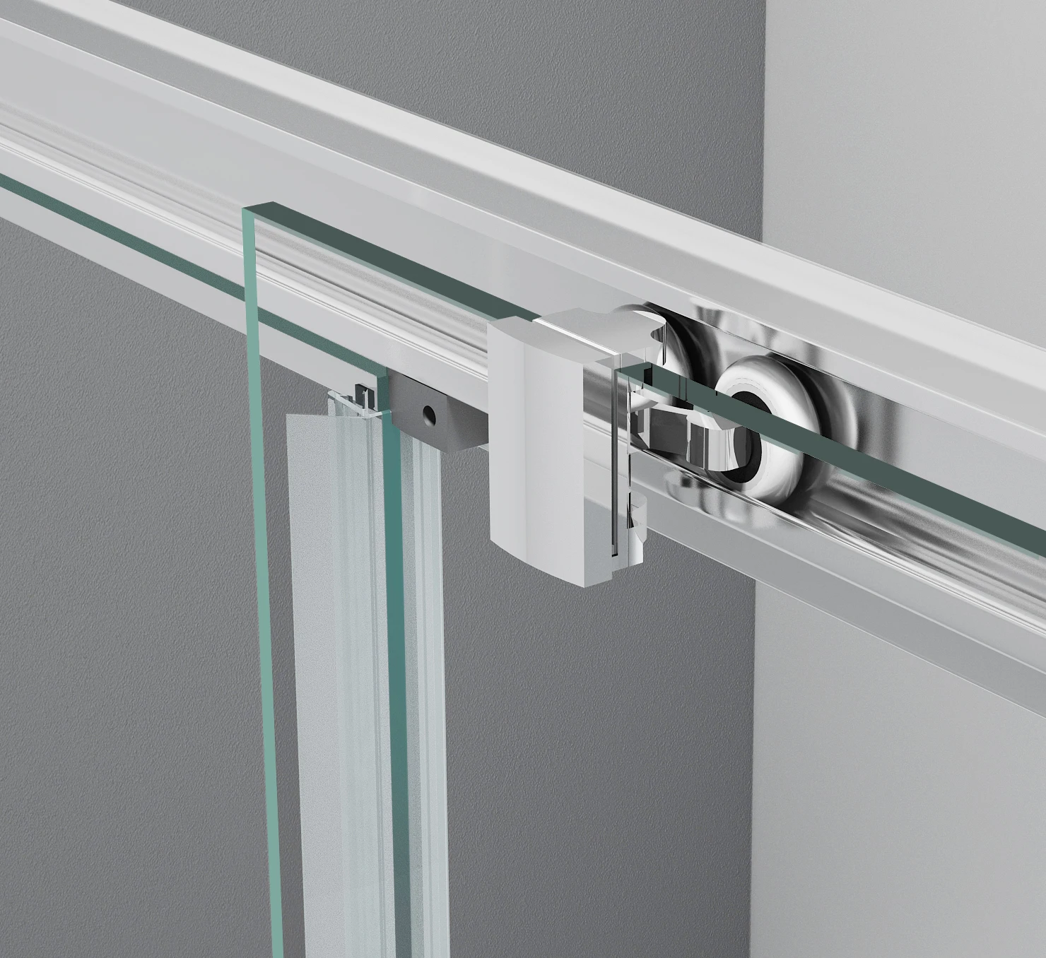 Foshan Factory Modern Sector Aluminum Sliding Shower Room Shower Cabin