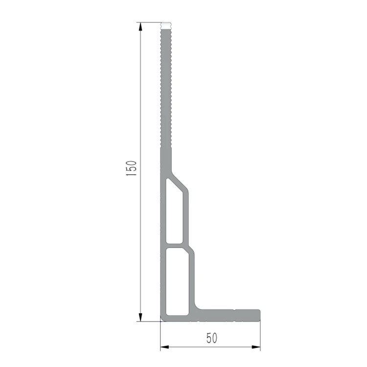 Art Sign metal sheet sandwich rooftop solar panel roof mounting brackets L feet solar roof rack manufacturer