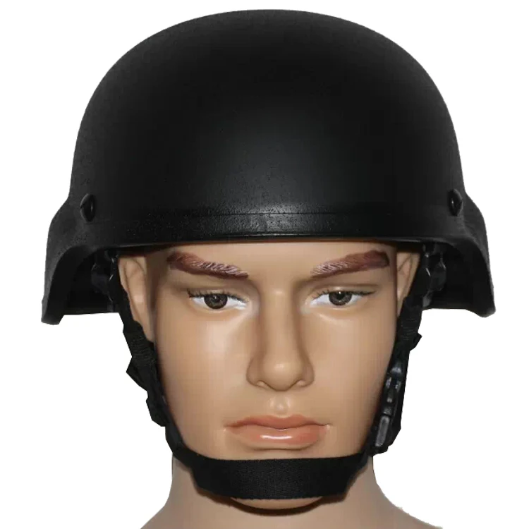 
JJW Black MICH 2000 Helmet ABS With Suspension System and Inner PadsTactical Helmet 