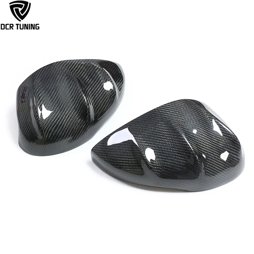 M Style Carbon Fiber Mirror Cover for Honda 11th Gen Civic 2021+ Rearview Mirror Casing with Turn Signal Cut