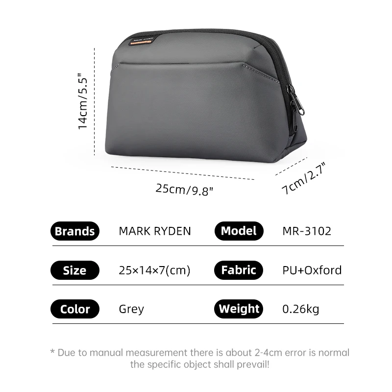 Mark Ryden Factory Direct Wholesale Customised Wash Bag Cosmetic Bag Travel Storage Organiser Large Capacity L_MR3102-B