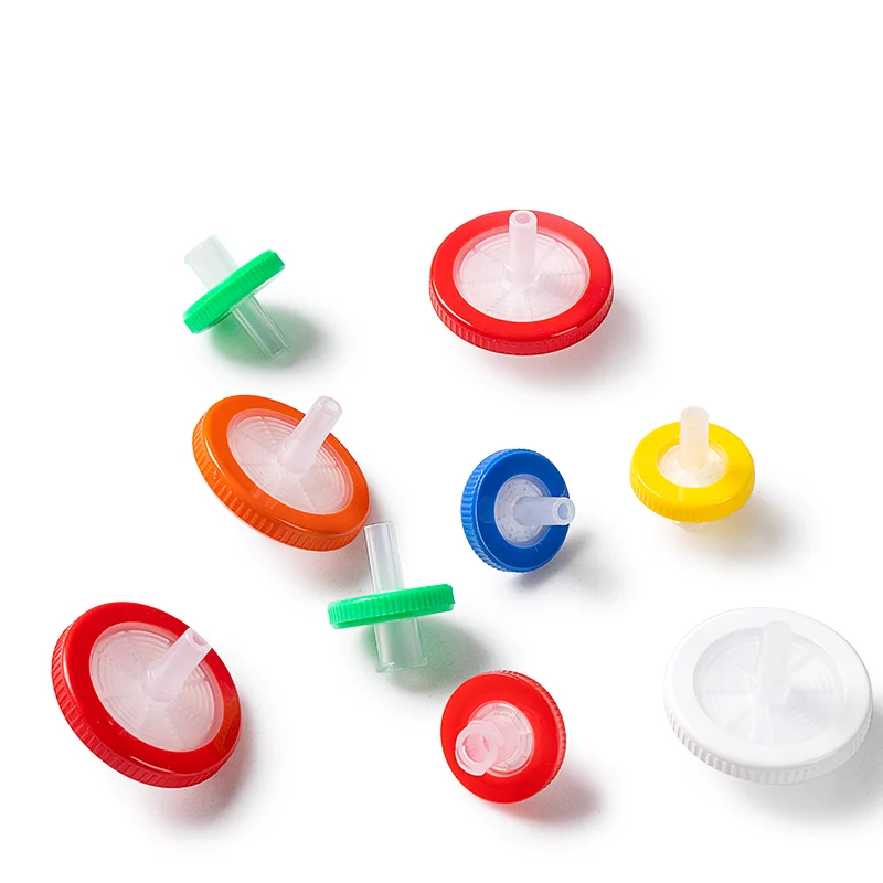 Syringe filter membrane disposable filter pes Nylon MCE Hydrophobic PTFE Hydrophilic PTFE syringe filter