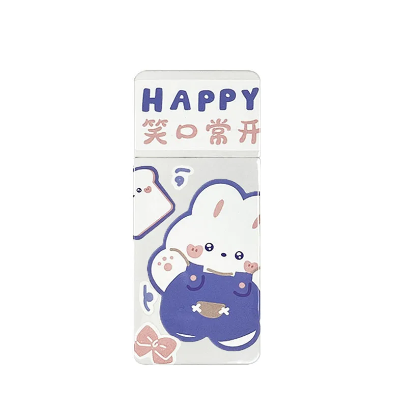 Cartoon cute large capacity pure white correction tape creative DIY sticker student correction tape set 5 ps