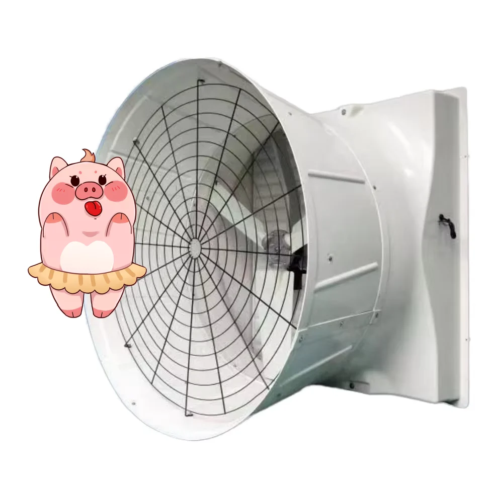 Fiberglass Shell Ventilation Cooling Ceiling Hanging Poultry Farm fan Fiber Glass Exhaust Fan