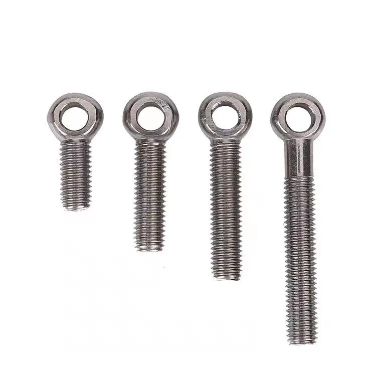 Din580 Full Threaded 316 304 Eye Screw Stainless Steel Lifting Eye Bolt M5 M6 M8 M10 M12 M14