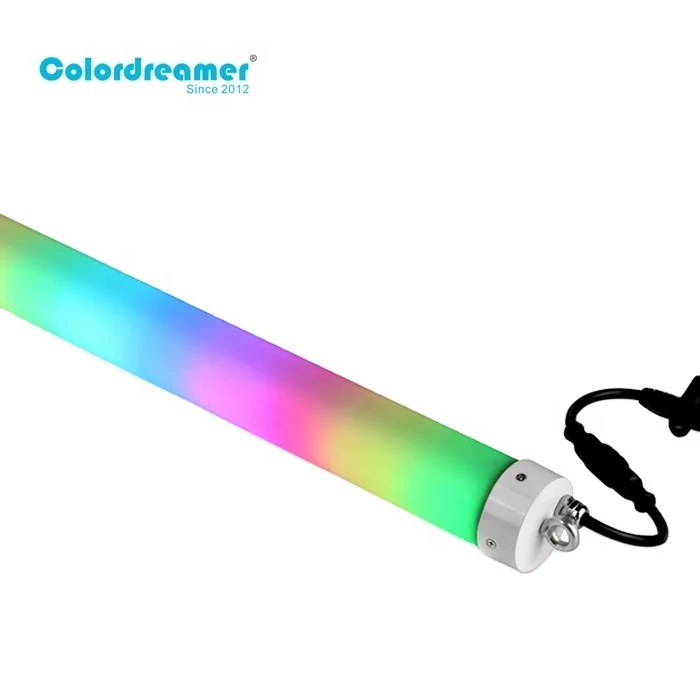 360 градусов 3D rgb Пиксельная трубка dmx Светодиодная для клубных