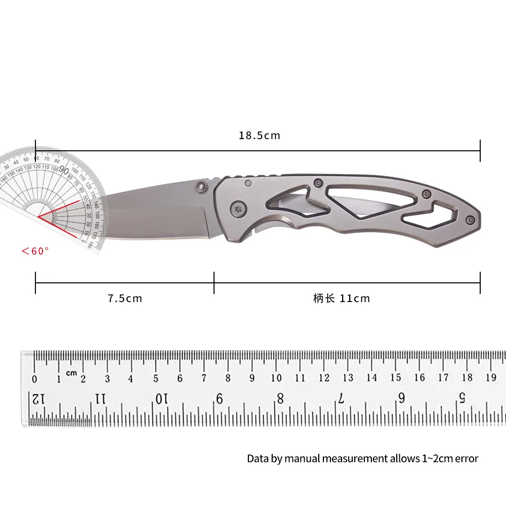 High Quality Folding Knife Camping and Survival Essential Made of Durable Stainless Steel Pocket Size