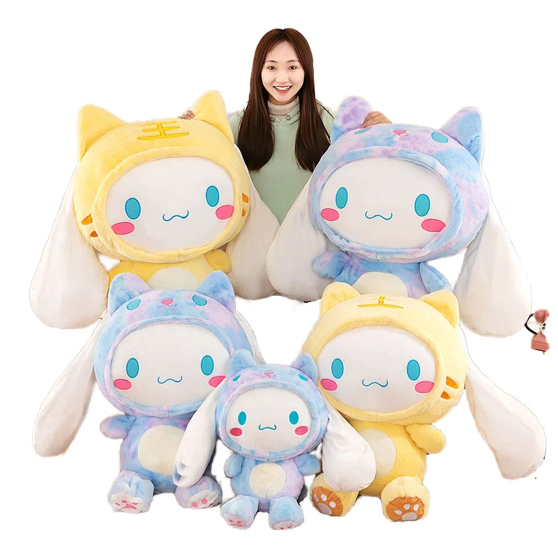 ZD 27-80cm Plush Toy Cartoon Kuromi Plush Doll Cinnamoroll Stuffed Toy Cute Japan My Melody Plush Toys Gift