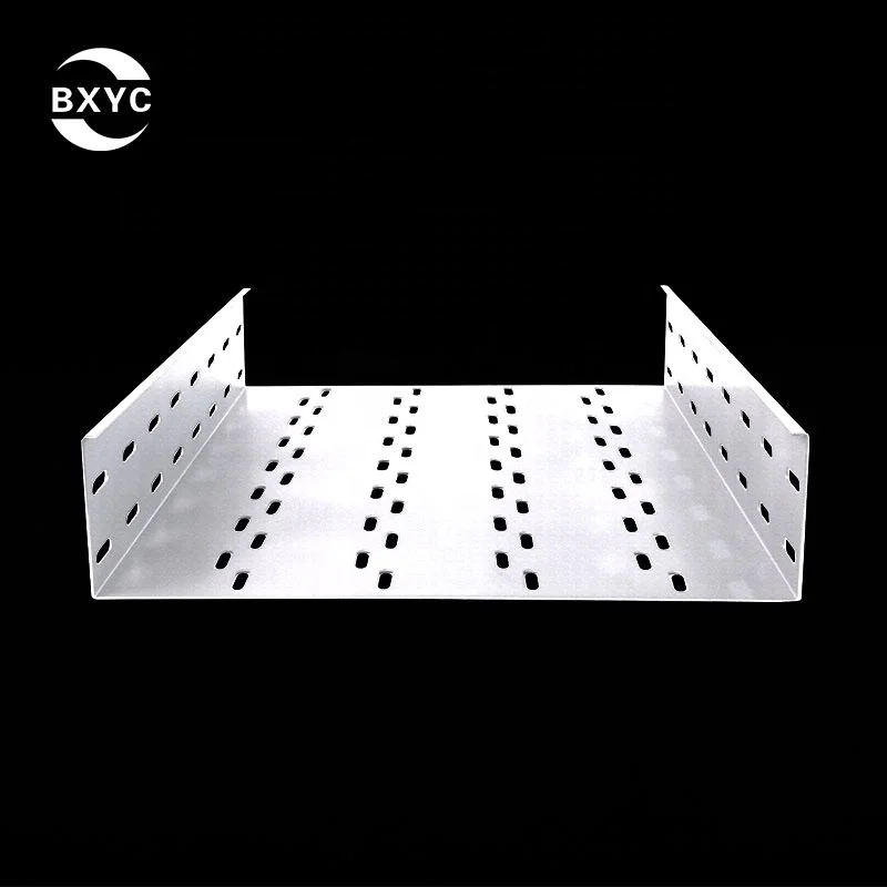 Special horizontal slotted Perforated Cable Tray with holes at bottom