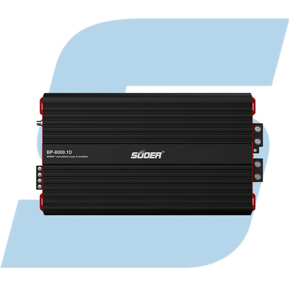 Suoer BP-8000 24000W Monoblock Big Power rms 8000 watts car amplifier professional
